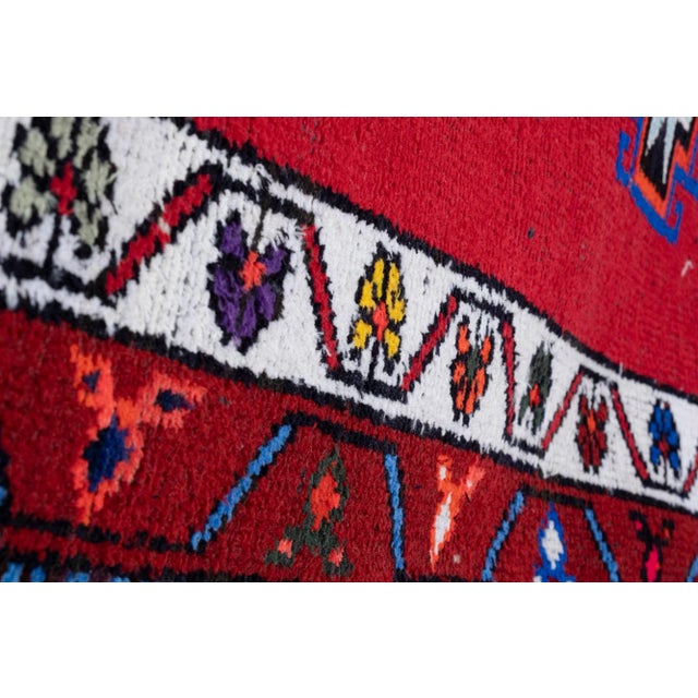 Textile Vintage Colorful Turkish Herki Runner Rug 2'6" X 12'4" For Sale - Image 7 of 13
