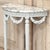 Antique Italian Louis XVI Painted Marble Top Demilune Console With Trumeau Mirror For Sale - Image 17 of 18