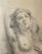 19th Century Sir Edward John Poynter Charcoal Nude Lady Drawing Sketch For Sale - Image 9 of 14