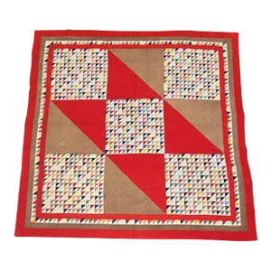 19th C Mini Pieced Birds in Flight Quilt