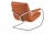 German Interior Innovation award winner from 2013, this dynamic armchair made by Koinor has a cantilevered seat on a honed...