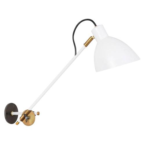 Metal White KH#1 Long Arm Wall Lamp by Sabina Grubbeson for Konsthantverk For Sale - Image 7 of 7