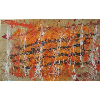 Alfredo Pizzi, Number 11, Acrylic on Canvas For Sale