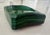 1960s Heavy Polished Malachite Ashtray For Sale - Image 4 of 5