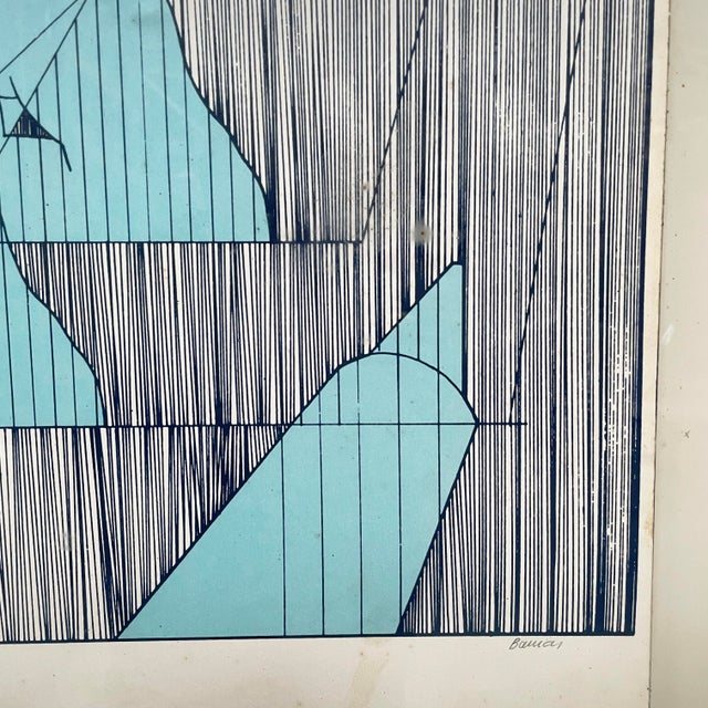 Unknown, Modern Abstract, 1980s, Silkscreen on Paper For Sale - Image 7 of 16