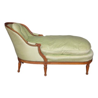 French Louis XVI Style Chaise Lounge Daybed Recamier Circa 1930 For Sale