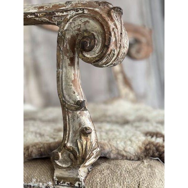 17th Century Italian Museo Di Roma Grand Salon Chair For Sale - Image 14 of 14