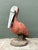 Vintage Painted Cement Pelican Sculpture For Sale - Image 11 of 12