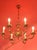 2000 - 2009 Polished Brass 6-Arm Chandelier For Sale - Image 5 of 7