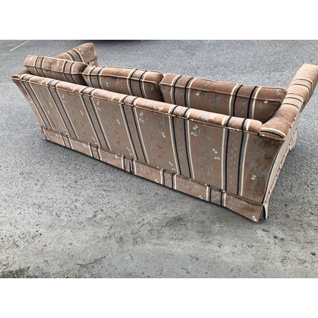 1970s Vintage Broyhill Chinoiserie Velvet Sofa Chairish