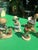 Mid-Century Modern Vintage Collection of Ceramic Playing Children Figurines- Set of 7 For Sale - Image 3 of 7