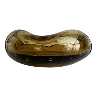Vintage Blenko Freeform Bowl For Sale