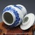 2000 - 2009 Chinese Blue and White Porcelain Dragon & Phoenix Lidded Ginger Jars Chinoiserie Decor For Sale - Image 5 of 8