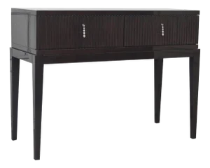 Italian Modern Console in Dark High-Gloss Ebony Finishing from Kabinet