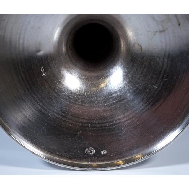 Mid 19th Century Antique Vienna Silver Biedermeier Candleholders from Christian Sander, 1839, Set of 2 For Sale - Image 5 of 7