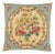 Aubusson Bouquet Blue Tapestry Cushion with Filler by Hines of Oxford For Sale