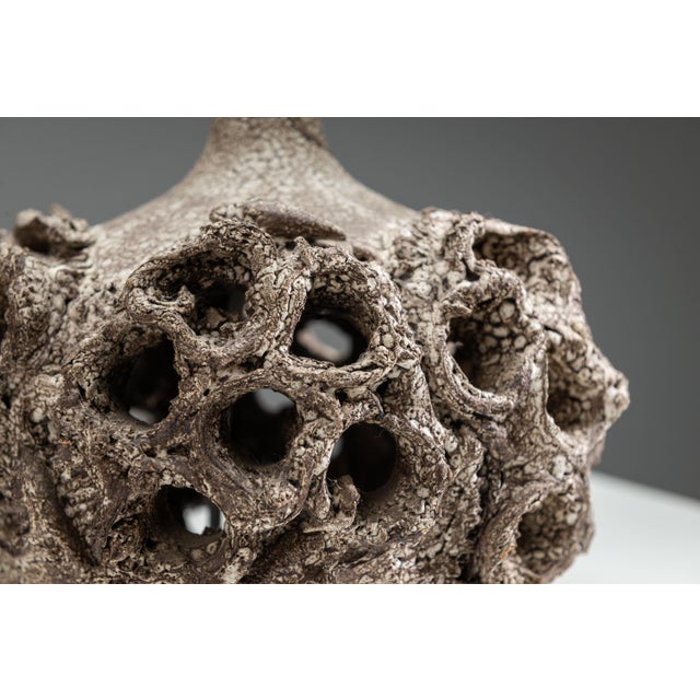 Ceramic Table Lamp by Bodil Marie Nielsen, 1960s For Sale - Image 12 of 14