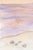 Pink Pastel Coastal Shoreline, Minimalist Beach Seascape Art Print, 24″ × 36″ For Sale - Image 8 of 9
