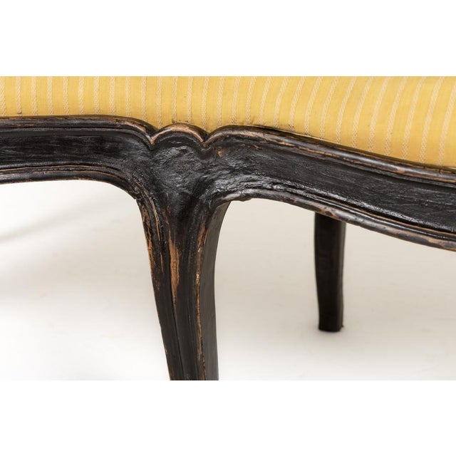 18th Century Italian Ebonised Sofa For Sale - Image 6 of 8