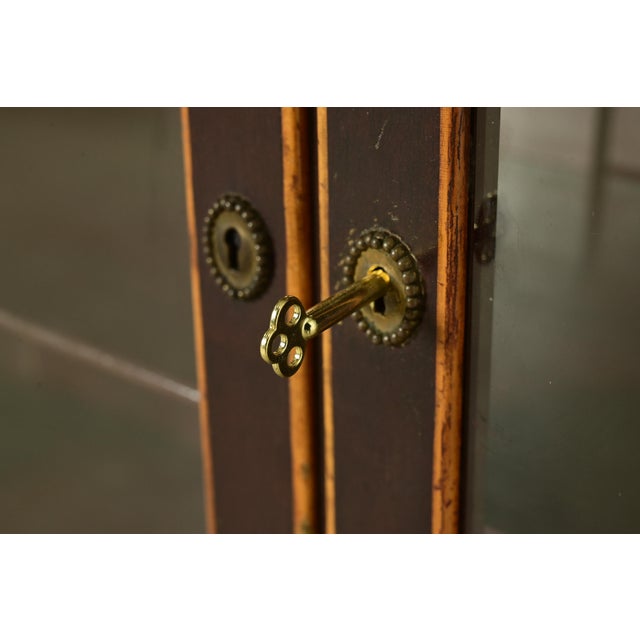 Wood R. J. Horner Style American Empire Carved Mahogany Bookcase With Ball and Claw Feet, Circa 1890s For Sale - Image 7 of 13
