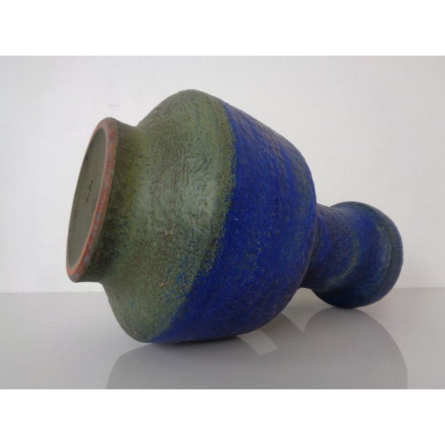 Large Majolika Ceramic 7317 Floor Vase by Fridegart Glatzle for Karlsruher Majolika, Germany, 1970s For Sale - Image 15 of 18