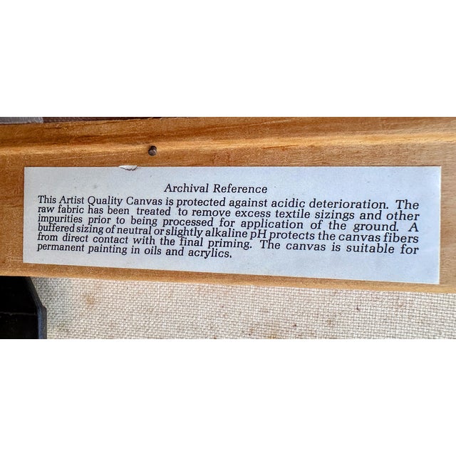 Red 1980s Original Signed Sid Mountain 'Ohio Spring' Oil Painting, Framed For Sale - Image 8 of 9