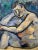 1950s Edgardo Corbelli, Blue Nude, 1953, Oil For Sale - Image 5 of 9