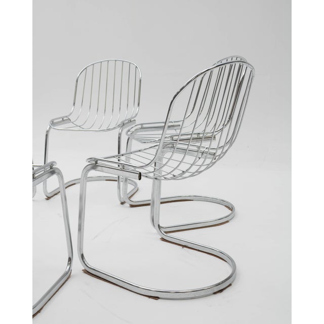 Tubular Chairs by Gastone Rinaldi, 1970s, Set of 6 For Sale - Image 9 of 10
