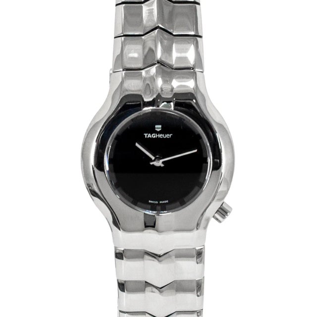 Modern Tag Heuer Alter Ego 29mm Wp131a Black Stainless Steel Quartz Watch For Sale - Image 3 of 10