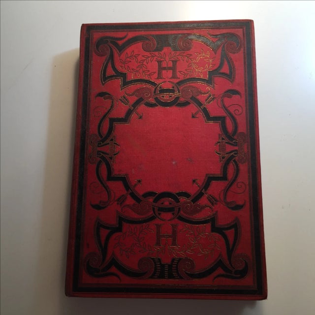 A wonderful livre rouge (red book in French) direct from the Paris flea market. Paris: Libraire Hachette et Cie, 1891. 7th...
