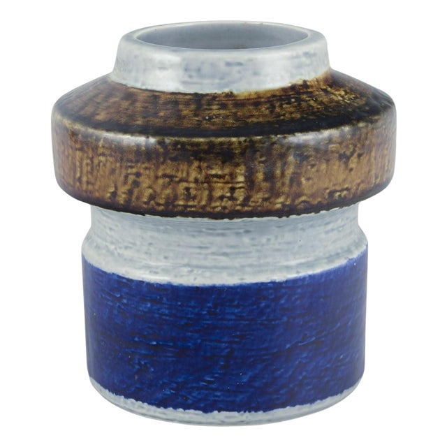 Titus Ceramic Vase in Stoneware by Olle Alberius for Rörstrand, Sweden, 1960s For Sale