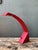 Vintage Italian Marco Zotta Red Arched Desk Lamp For Sale In West Palm - Image 6 of 17