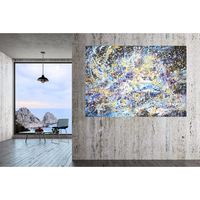 Milky Way. Space.Modern Original Painting.Iryna Kastsova For Sale - Image 9 of 12
