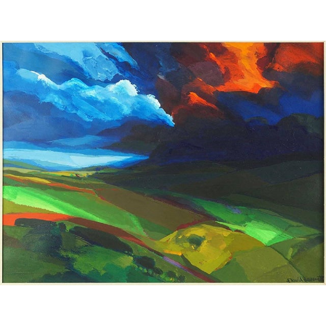 David Leverett (British, B. 1938) Storm. signed lower right. Provenance: Merrill Chase Galleries, Chicago 22" x 29.5"...