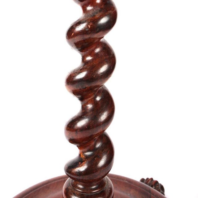 Victorian Barley Twist Side Table, 1900s For Sale - Image 3 of 7
