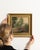 1930s Belgium Green Wood Painting For Sale - Image 10 of 13