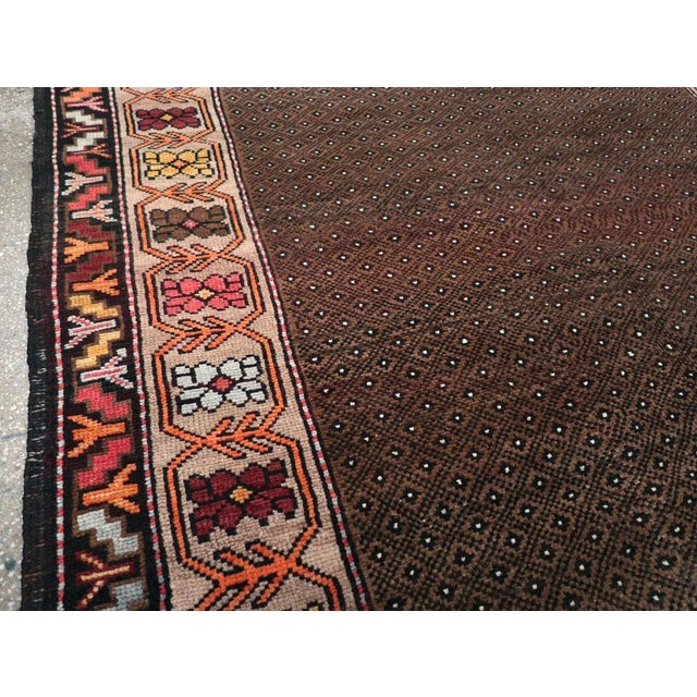 Tribal Galerie Shabab Collection Mid-20th Century Handmade Turkish Tribal Gallery Rug For Sale - Image 3 of 8