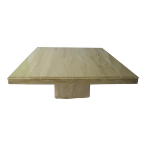 Vintage Italian Travertine Coffee Table