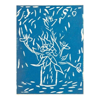Giovanni Omiccioli, At the Skyscraper, 1956, Woodcut For Sale