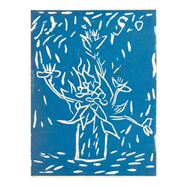 Giovanni Omiccioli, At the Skyscraper, 1956, Woodcut For Sale