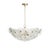 Contemporary Holly Glass Disc Chandelier, Clear For Sale - Image 3 of 7