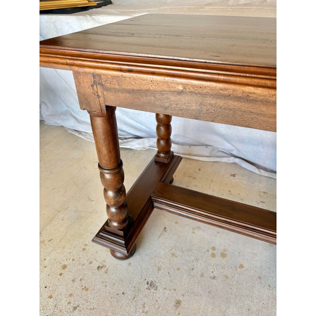 19th Century French Walnut Side Table For Sale - Image 9 of 13