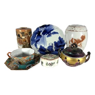 Antique Chinese & Japanese Porcelain Collection: Kangxi, Satsuma For Sale