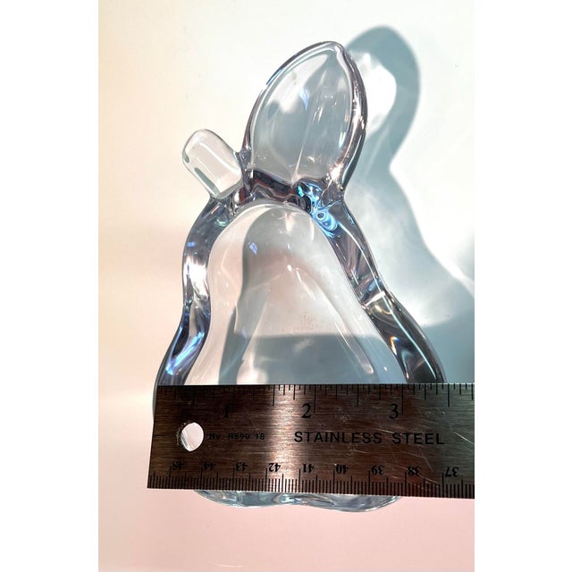 Glass Pair of Late 20th Century Art Vannes French Crystal Fruit Bowls For Sale - Image 7 of 9