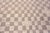 Nazmiyal Collection Neutral Cream Grey Tribal Checkboard Design Modern Area Rug For Sale - Image 4 of 7