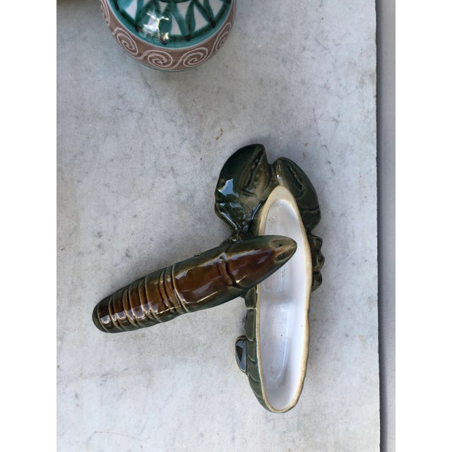 Circa 1950 Majolica Lobster Tureen For Sale In Austin - Image 6 of 8