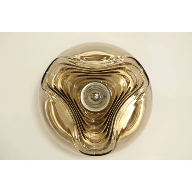 Gold Peill and Putzler Space Age Sconces - a Pair For Sale - Image 8 of 11