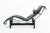 Cassina Cassina Lc4 Black Leather Chaise Lounge Chair by Le Corbusier 1981 For Sale - Image 4 of 18
