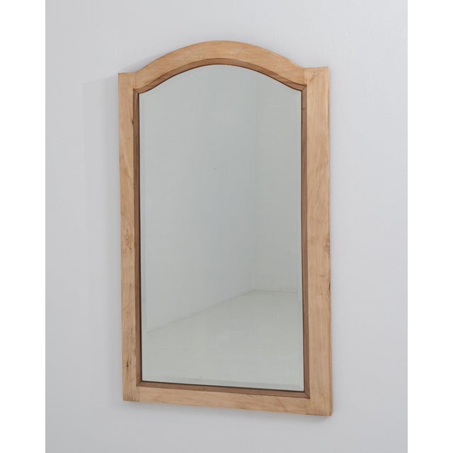 19th Century France Antique White Wood Mirror For Sale In Greensboro - Image 6 of 8