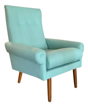 Mid-Century Danish Modern Upholstered Armchair